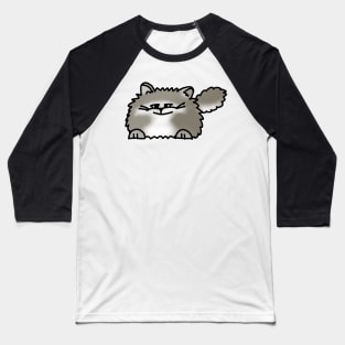 Grey Cat Lover Baseball T-Shirt